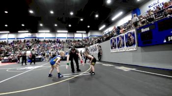 60 lbs Consi Of 8 #1 - Jace Turner, Woodward Youth Wrestling vs Olin Sweeney, Noble Takedown Club