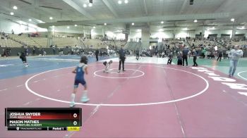 60 lbs Champ. Round 1 - Joshua Snyder, Stars Wrestling vs Mason Mathes, Elite Wrestling Academy