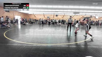130 lbs Round Of 16 - Dean Gouldthorpe, Dingmans Ferry vs Matteo Belanchik, Wapwallopen