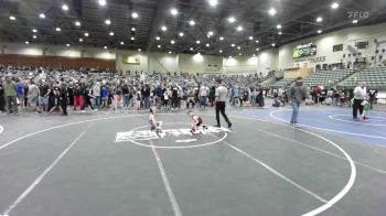 46 lbs Quarterfinal - Tallon Tate, Cyw vs Dirk Powell, Ruby Mountain WC