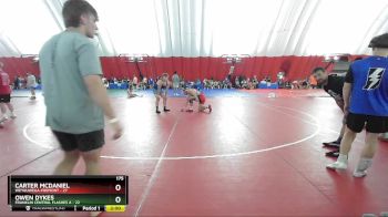 175 lbs Champ Round 1 (16 Team) - Carter McDaniel, Weyauwega-Fremont vs Owen Dykes, Franklin Central Flashes A