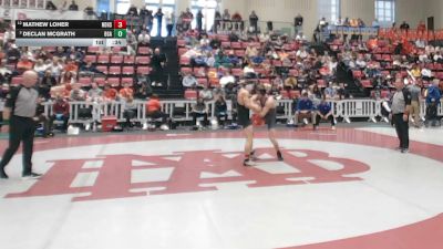 138 lbs Cons. Round 2 - Declan McGrath, Battle Ground Academy vs Mathew Loher, Notre Dame High School