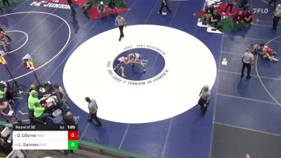 117 lbs Round Of 32 - Declan OByrne, Malvern Prep vs Luke Garman, Central Mountain