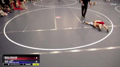 Round 1 - Beau Krause, Kingdom Wrestling vs Dax Luft, Simley Wrestling Club