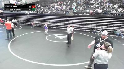 4A 135 lbs Cons. Round 2 - Blayke Hess, Bear River vs Kaydence Gortat, Tooele