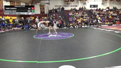 132 lbs Cons. Round 6 - Marcus Heck, Wyoming Seminary (PA) vs Eric Casula, Stillwater
