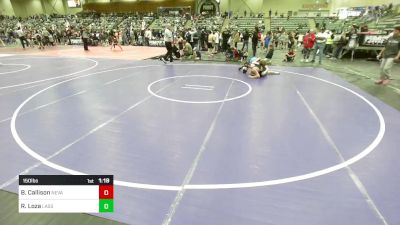 150 lbs Quarterfinal - Berett Callison, Nevada Elite vs Ruben Loza, Lassen Wrestling Association