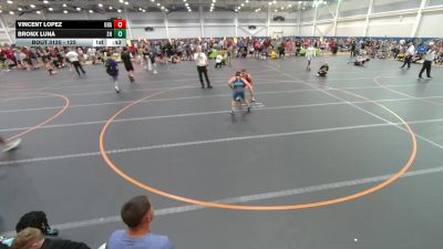 125 lbs Round 1 - Vincent Lopez, Unattached vs Bronx Luna, Unattached
