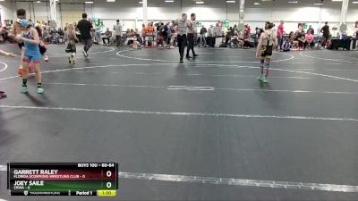 60-64 lbs Semifinal - Garrett Raley, Florida Scorpions Wrestling Club vs Joey Saile, CRWA