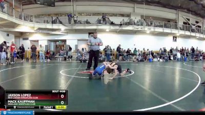 67 lbs Cons. Round 2 - Mack Kauffman, Highland Wrestling Club vs Jaxson Lopez, Rick Larsen Wrestling Club