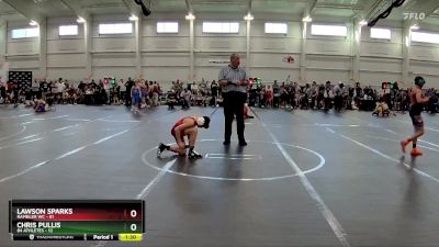 92 lbs Round 1 (10 Team) - Lawson Sparks, Rambler WC vs Chris Pullis, 84 Athletes