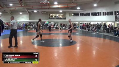 120 lbs Cons. Round 5 - Lahni Danzy, Delaware Hayes vs Cheyenne Reese, Gibsonburg