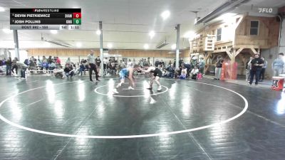 150 lbs Consolation - Devin Pietkiewicz, Shamokin vs Josh Pollins, Kingston