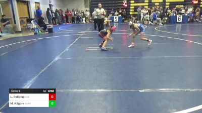 60.8-65 lbs Consy 6 - Lena Pallone, Steel Valley vs Myla Kilgore, Sharpsville