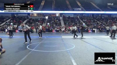 105 lbs 3rd Place Match - Isaac Pattangall, Oberlin WC vs Matteo Villegas, Kansas YG