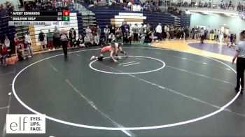 100 lbs. Cons. Round 7 - Isabella Cullen, Troy Buchanan vs Madelyn Murphy, Roxana