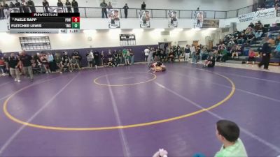 84 lbs 3rd Place Match - Paele Rapp, Powell Middle School vs Fletcher Lewis, Thermopolis