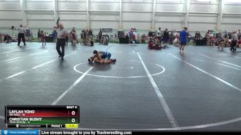 72 lbs Round 2 (8 Team) - Laylah Yoho, WV Wild vs Christian Bushy, Team Gotcha