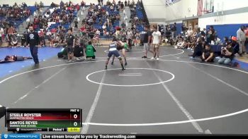 126 lbs Cons. Round 4 - Santos Reyes, Warren High School vs Steele Royster, Huntington Beach