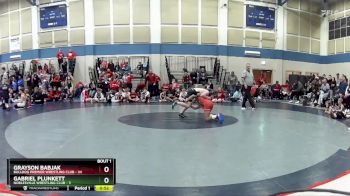 84 lbs Round 1 (3 Team) - Grayson Babjak, Bulldog Premier Wrestling Club vs Gabriel Plunkett, Noblesville Wrestling Club