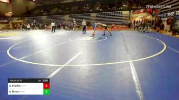 149 lbs Round Of 16 - Alek Martin, Unattached-South Dakota State vs Austin Braun, Unattached-North Dakota State