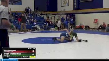 125 lbs Quarterfinal - Ari Dinerman, Roger Williams vs Owen Kretschmer, Castleton