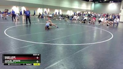 106 lbs Placement Matches (16 Team) - Gage Lohr, SD Renegades vs Samuel Aponte, Raw (Raleigh)