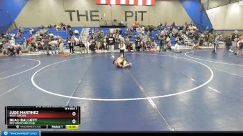 62-65 lbs Round 2 - Jude Martinez, West Jordan vs Beau Balliett, Roy Wrestling Club