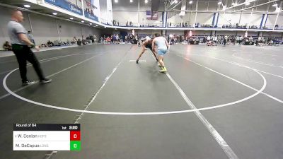 197 lbs Round Of 64 - Will Conlon, Hofstra - UnAttached vs Max DeCapua, Long Island