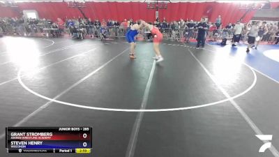 285 lbs Cons. Round 2 - Grant Stromberg, Askren Wrestling Academy vs Steven Henry, Wisconsin