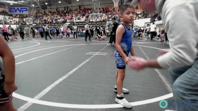 52 lbs Round Of 16 - Tayshaun Walsh, Cache Wrestling Club vs Elliott Watson, Comanche Takedown Club