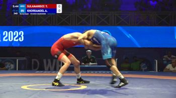61 kg Final 3-5 - Tamazi Sulamanidze, Georgia vs Ali Khorramdel, Iran