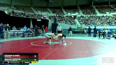 D4-126 lbs 3rd Place Match - Yovanni Suarez, Mogollon vs Brenan Wesolek, Arizona Lutheran HS