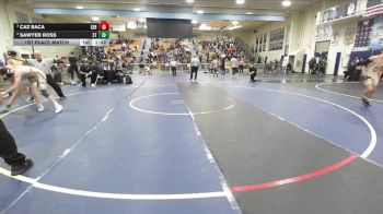113 lbs 1st Place Match - Sawyer Ross, South Torrance vs Caz Baca, Servite