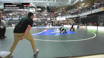 120 lbs Cons. Round 3 - Kate Shepherd, Pomona-West Franklin Hs vs Madison Siegfried, St. Francis HS