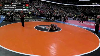 190-4A Semifinal - Michael Garcia, Roosevelt High School vs Achilles Evans, Sand Creek