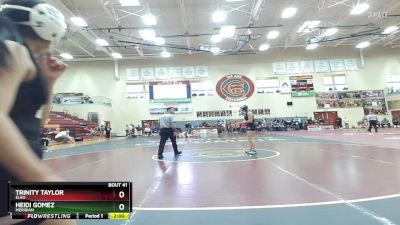 120 lbs Champ. Round 1 - Heidi Gomez, Meridian vs Trinity Taylor, Elko