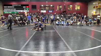 133 lbs Cons. Round 5 - Derrique Mytial, Keiser University vs Max Meredith, Shorter