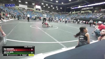 49 lbs Cons. Round 2 - Bryce Neel, NB Elite vs Eli Wagner, Mac Wrestling Club