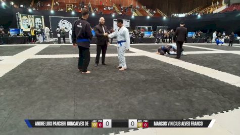 MARCOS VINICIUS ALVES FRANCO vs ANDRE LUIS PANCIERI GONCALVES DE 2026 CBJJE Brazilian Jiu-Jitsu Championship