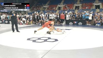 100 lbs Champ. Rd Of 128 - Carter Kramer, North Dakota vs Enrique Tellez Jr, Kansas