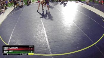 145 lbs Champ. Round 1 - Mikah Labuanan, Hawaii vs Zack Butt, Utah