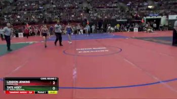 D2-106 lbs Cons. Round 2 - Tate Hisey, St. Marys Memorial vs Landon Jenkins, Carrollton