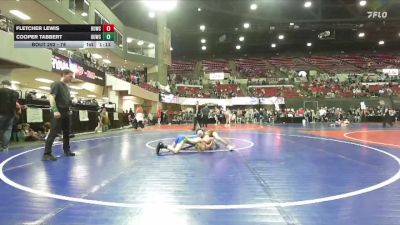 78 lbs Quarterfinal - Fletcher Lewis, Thermopolis Wrestling Club vs Cooper Tabbert, Shepherd Wrestling Club