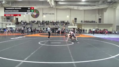 184 lbs Champ. Round 2 - Jonathan Braun, Bethany College vs Harrison Hoopes, Southern Virginia