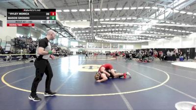 165 lbs Champ. Round 2 - Ryley Monica, Oneonta State vs Mason Grodzki, Rit