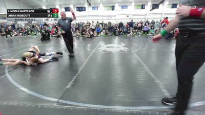 76 lbs Round Robin 2 - Lincoln Nazelrod, WV Lunatics - EL vs Arian Rideoutt, EP Rattlers - EL