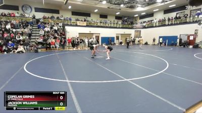 106 lbs Cons. Round 5 - Jackson Williams, Freedom vs Copelan Grimes, St. Croix Falls