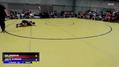 100 lbs Placement Matches (8 Team) - Aini Anderson, Wisconsin vs Jaidyn Alvarado, Kansas