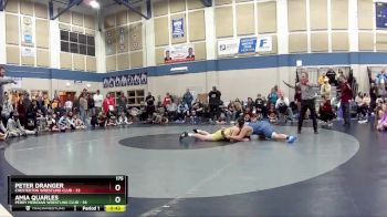 175 lbs Round 1 (3 Team) - Peter Dranger, Chesterton Wrestling Club vs Amia Quarles, Perry Meridian Wrestling Club